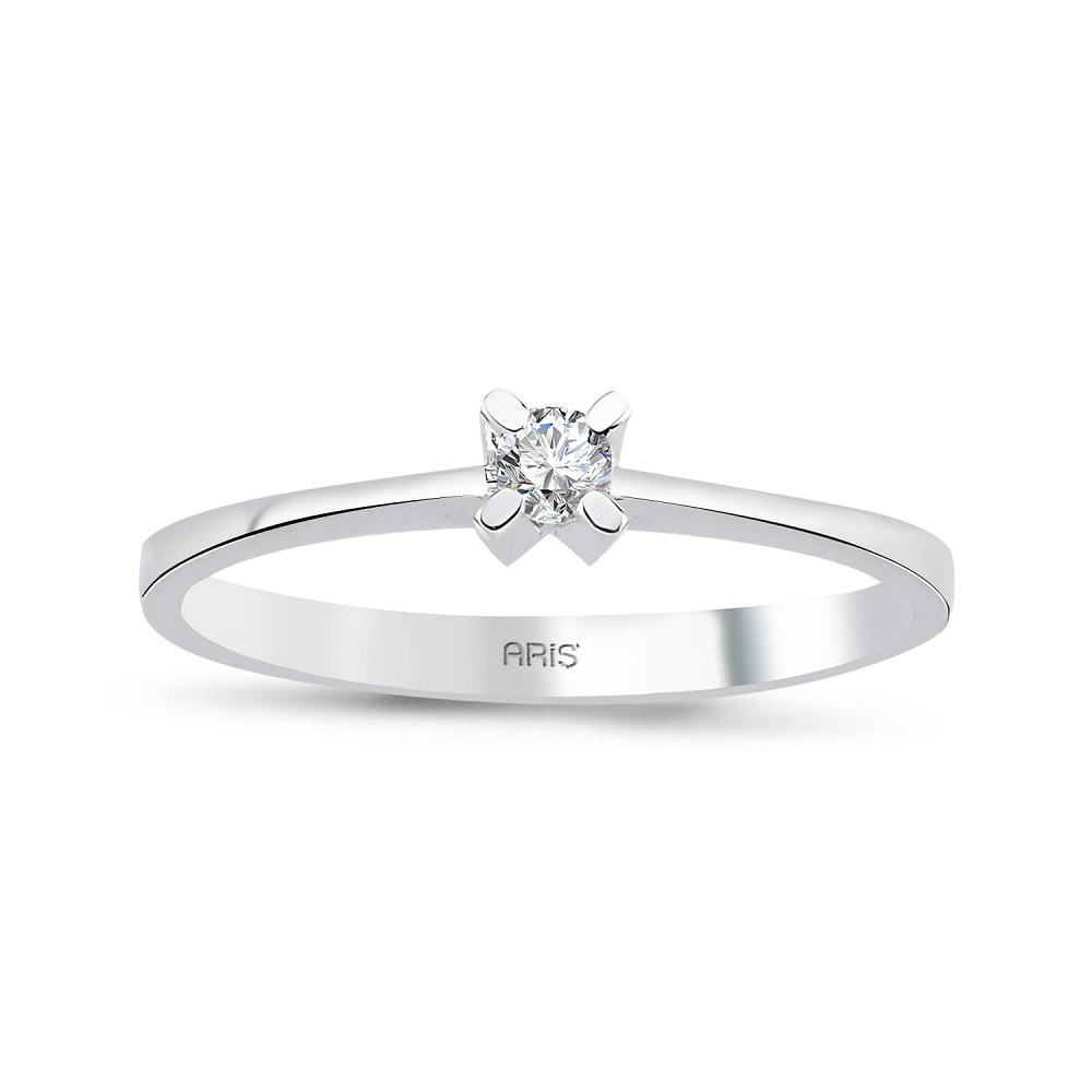 0.15 Karat Pırlanta Tektaş Yüzük