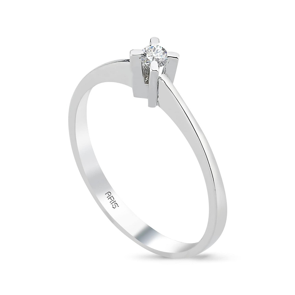 0.15 Karat Pırlanta Tektaş Yüzük