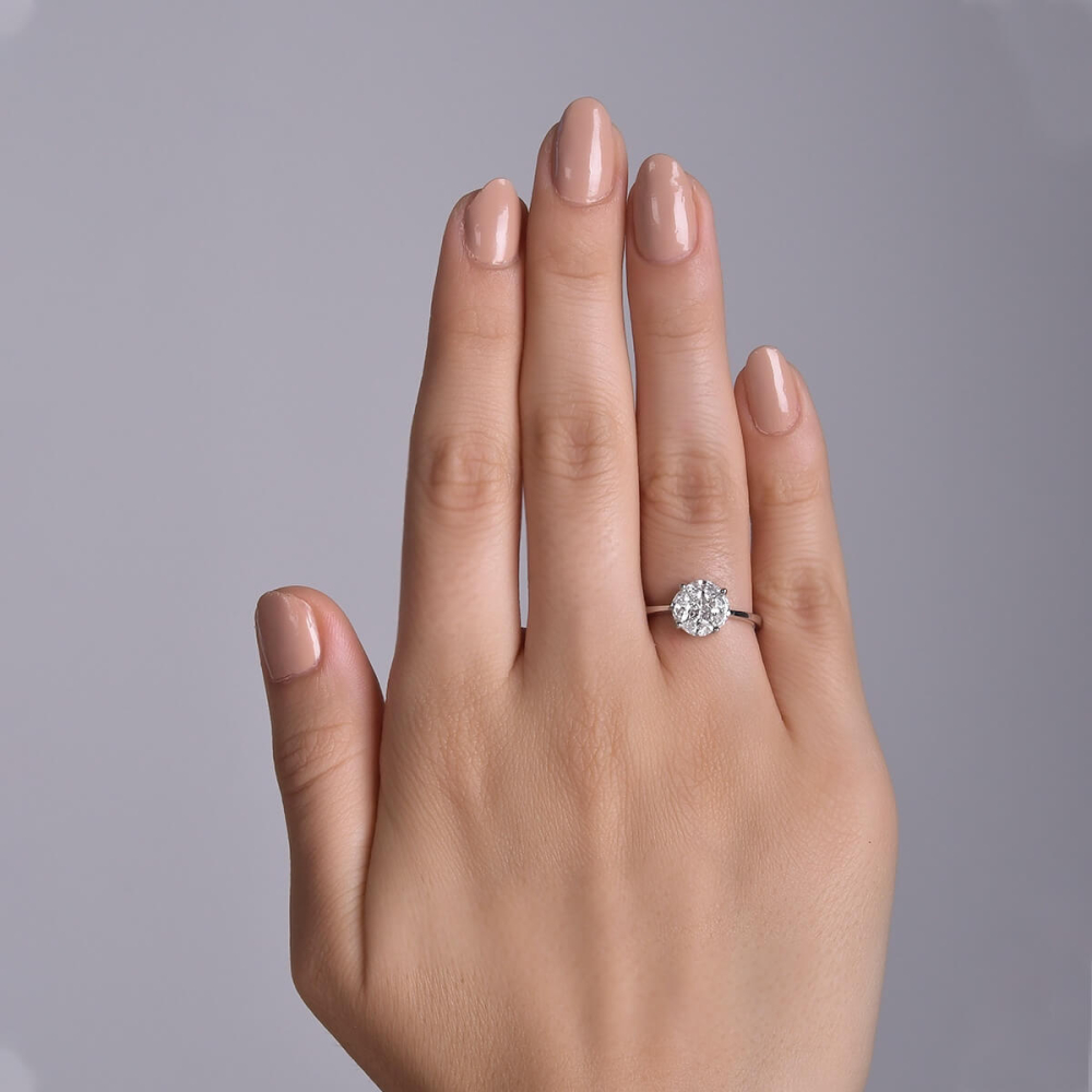 Pırlanta Effect Fantezi Yüzük