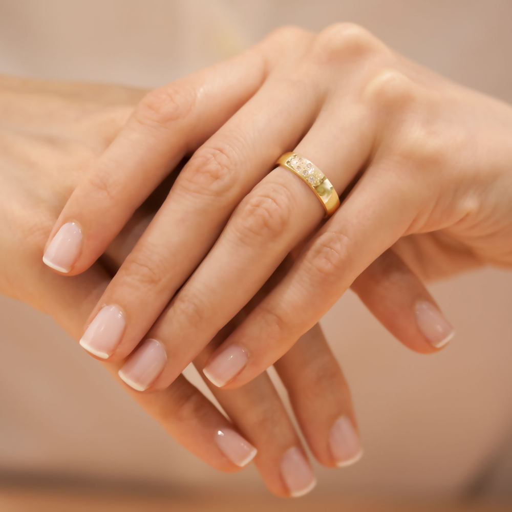 Sarı Altın Alyans (14 Ayar) Erkek Modeli