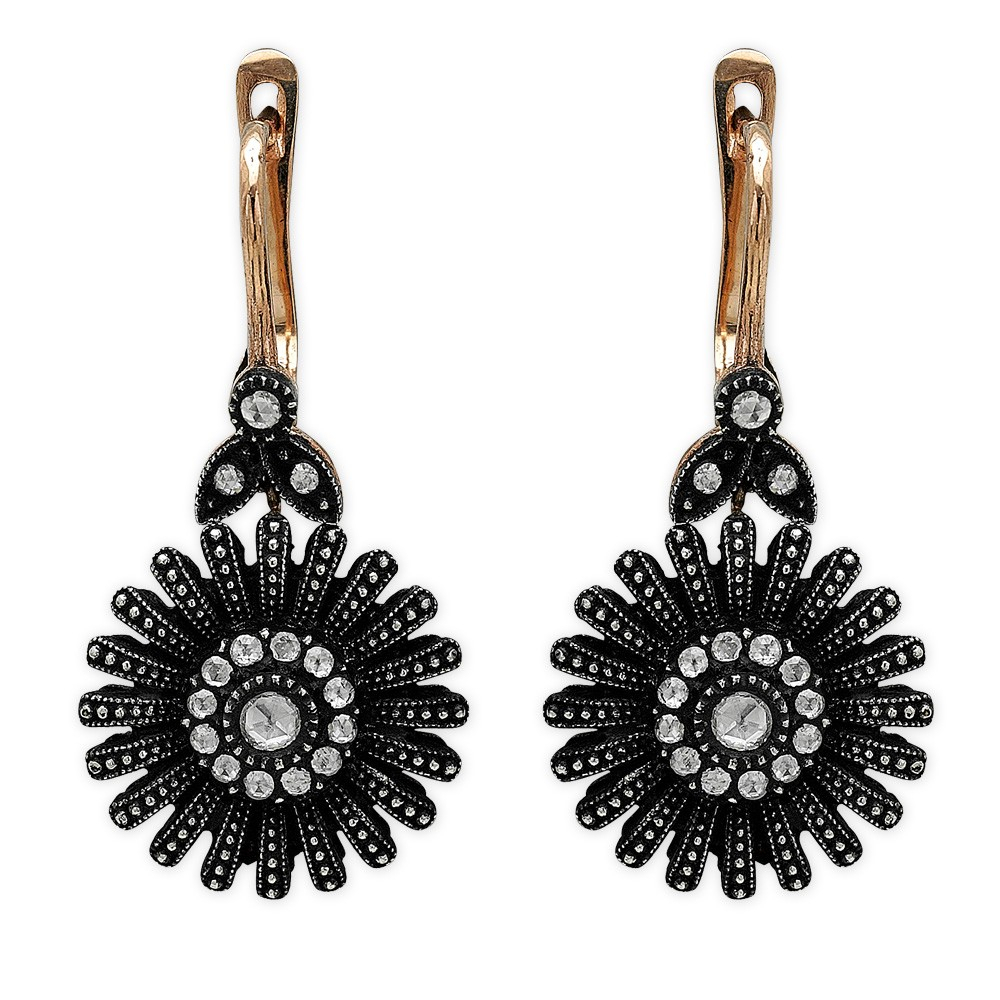 0.30 Karat Elmas Akşam Güneşi Küpe