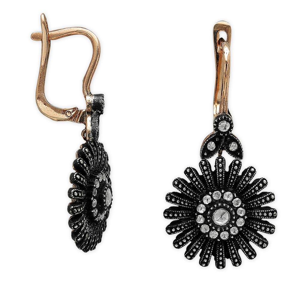 0.30 Karat Elmas Akşam Güneşi Küpe