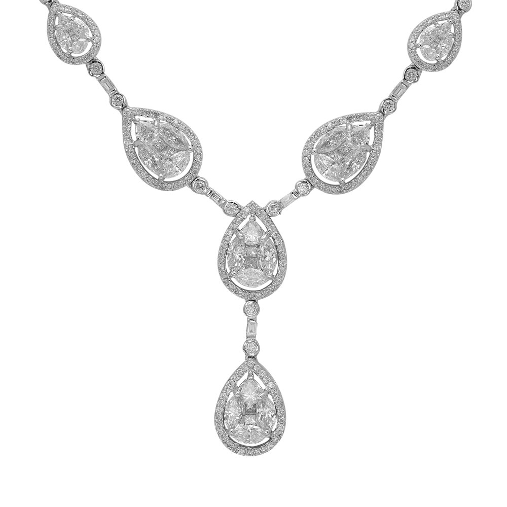 5.94 Karat Pırlanta Effect Gerdanlık