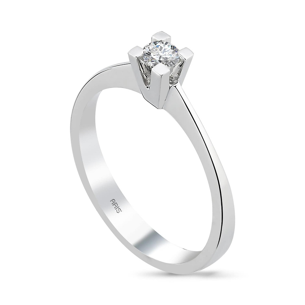 0.20 Karat Pırlanta Tektaş Yüzük Lazio