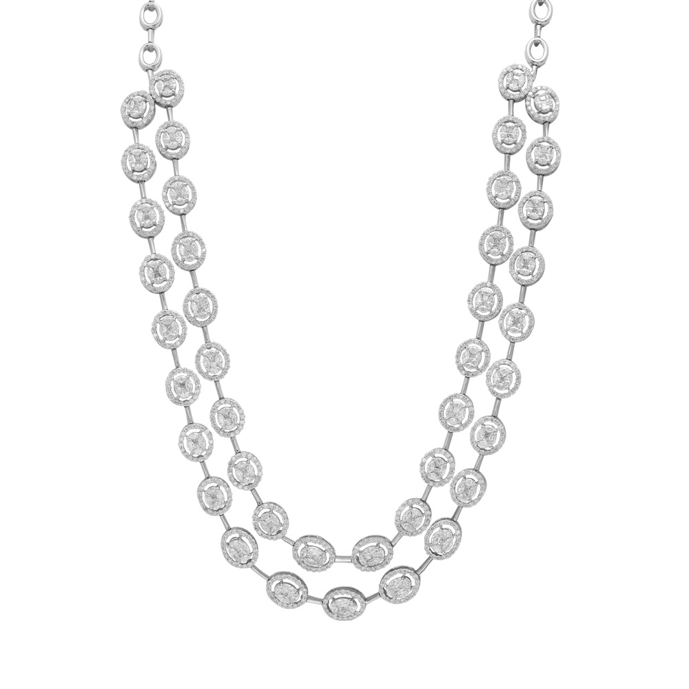 9.79 Karat Pırlanta Effect Gerdanlık