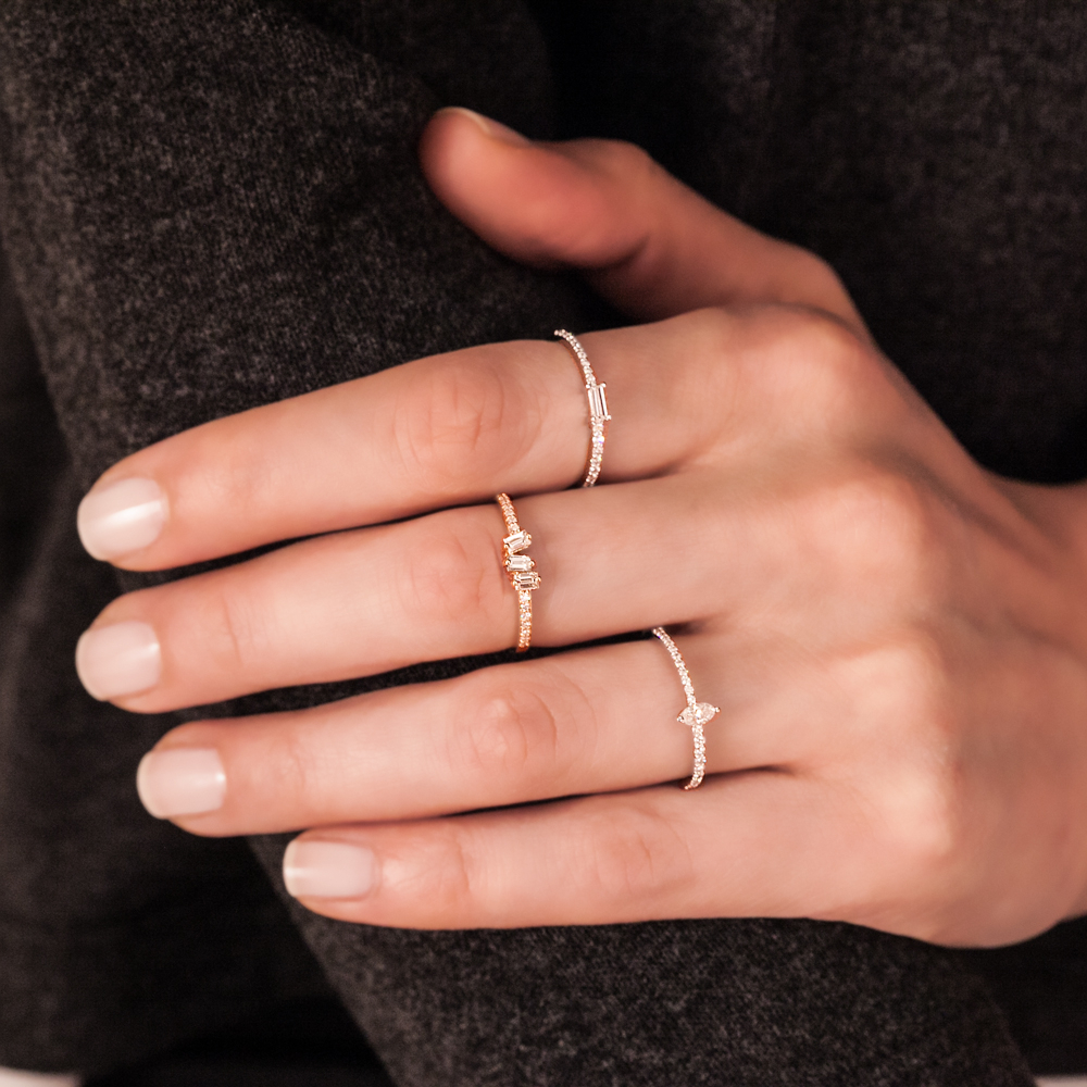 Pırlanta Markiz Fantezi Yüzük