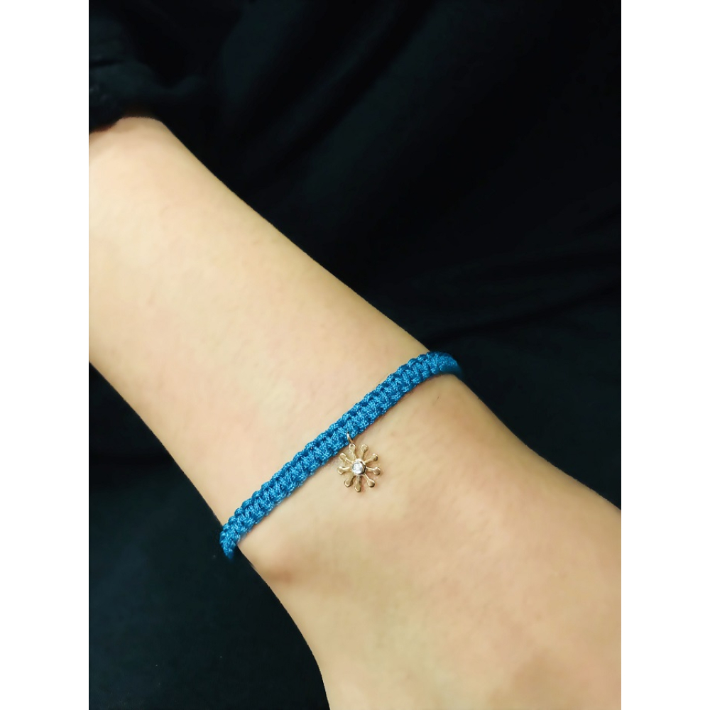 Pırlanta Nazar Sembolü Altın Bileklik