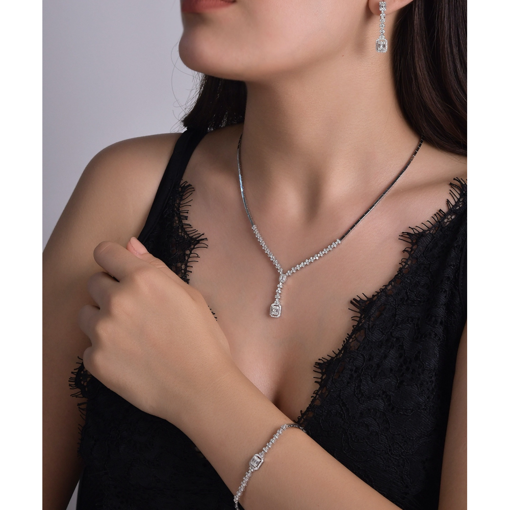 Pırlanta Baget Fantezi Gerdanlık