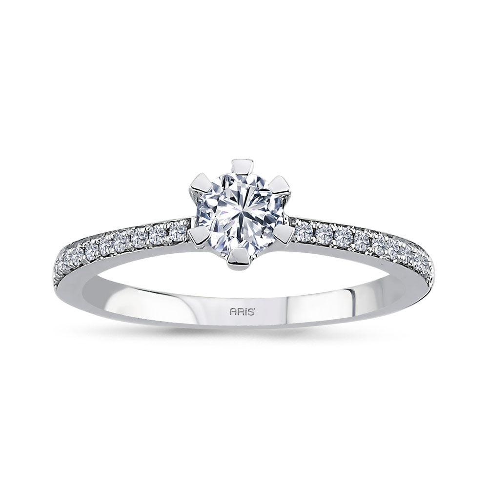 0.41 Karat Pırlanta Tektaş Yüzük 