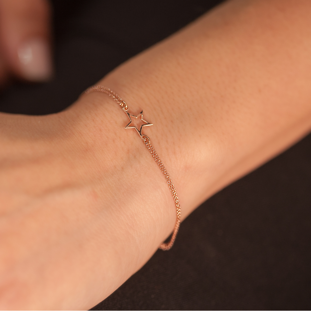 Yıldız Altın Bileklik