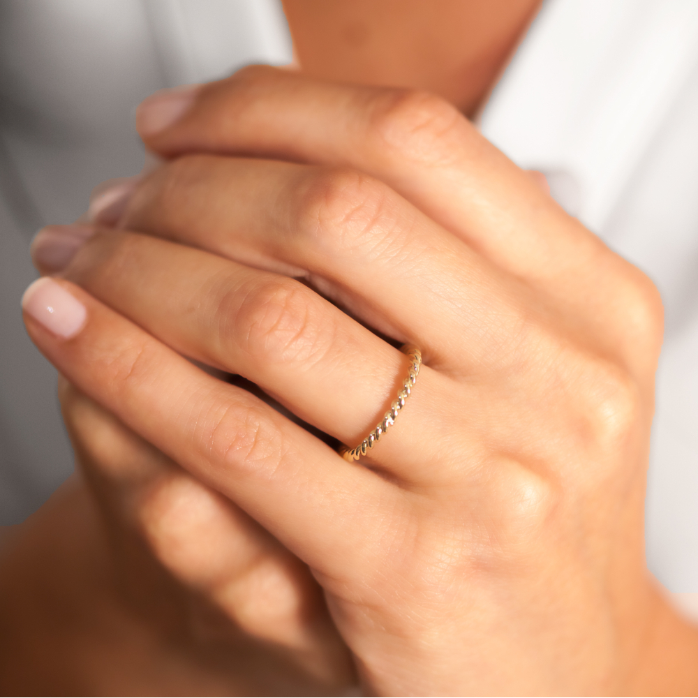 Aşk Döngüsü Altın Evlilik Alyansı Erkek Model