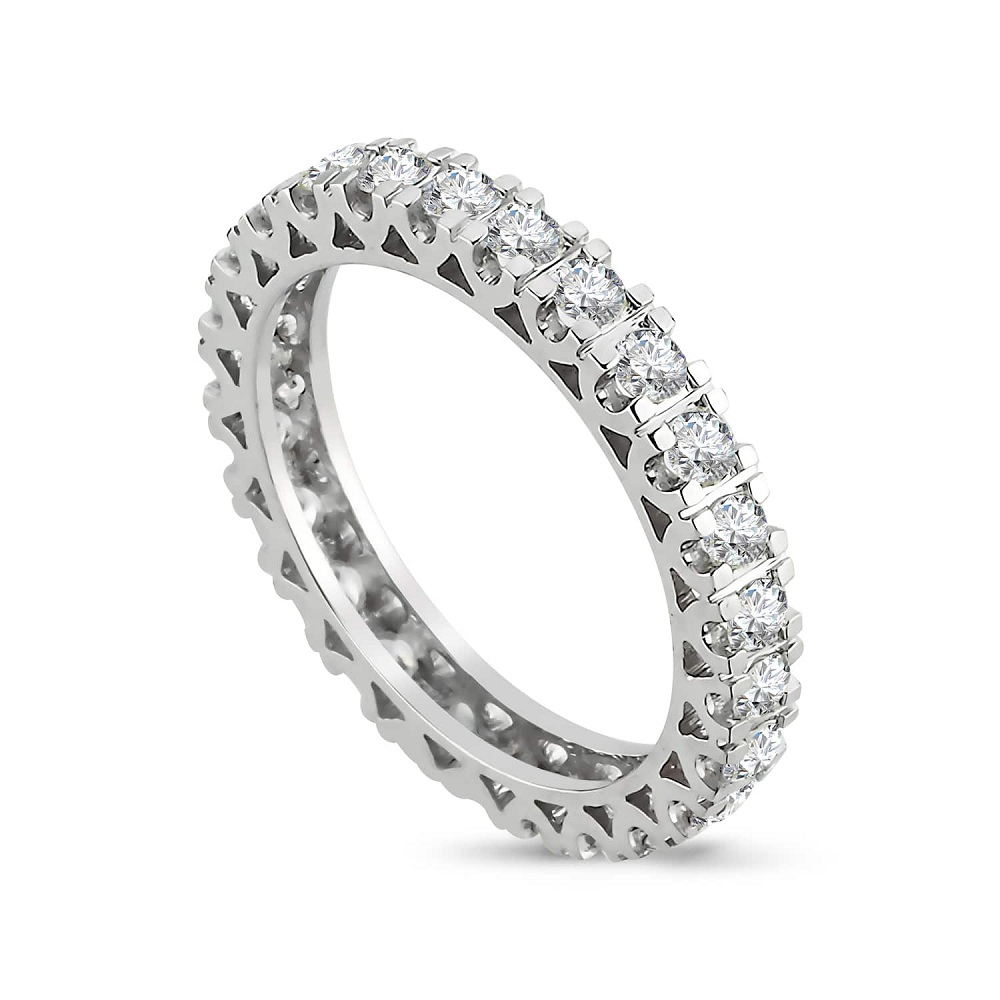 1.00 Karat Pırlanta Tamtur Alyans