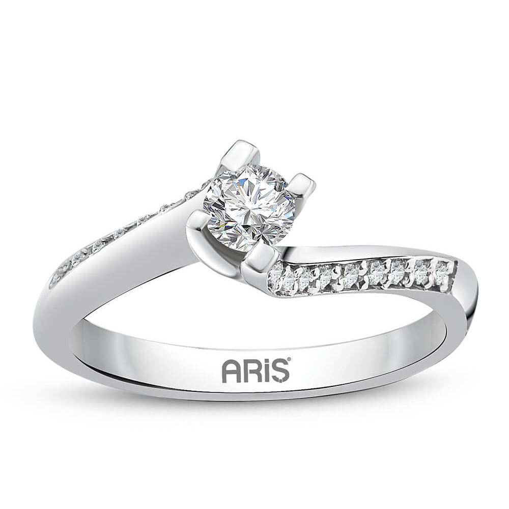 0.43 Karat Pırlanta Tektaş Yüzük