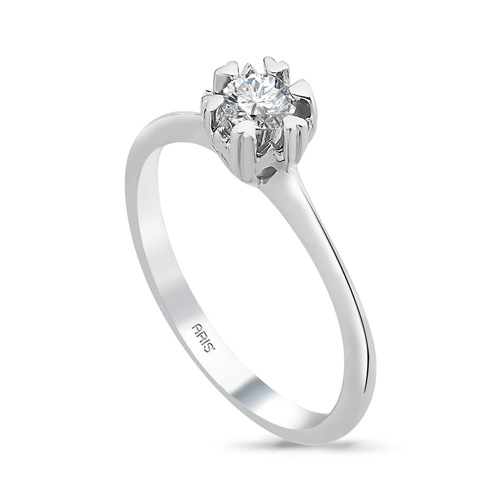 0.25 Karat Pırlanta Tektaş Yüzük Treviso