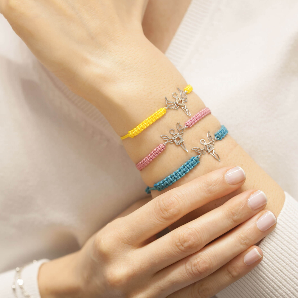 Güç Meleği Sandalfon Pırlanta Bileklik