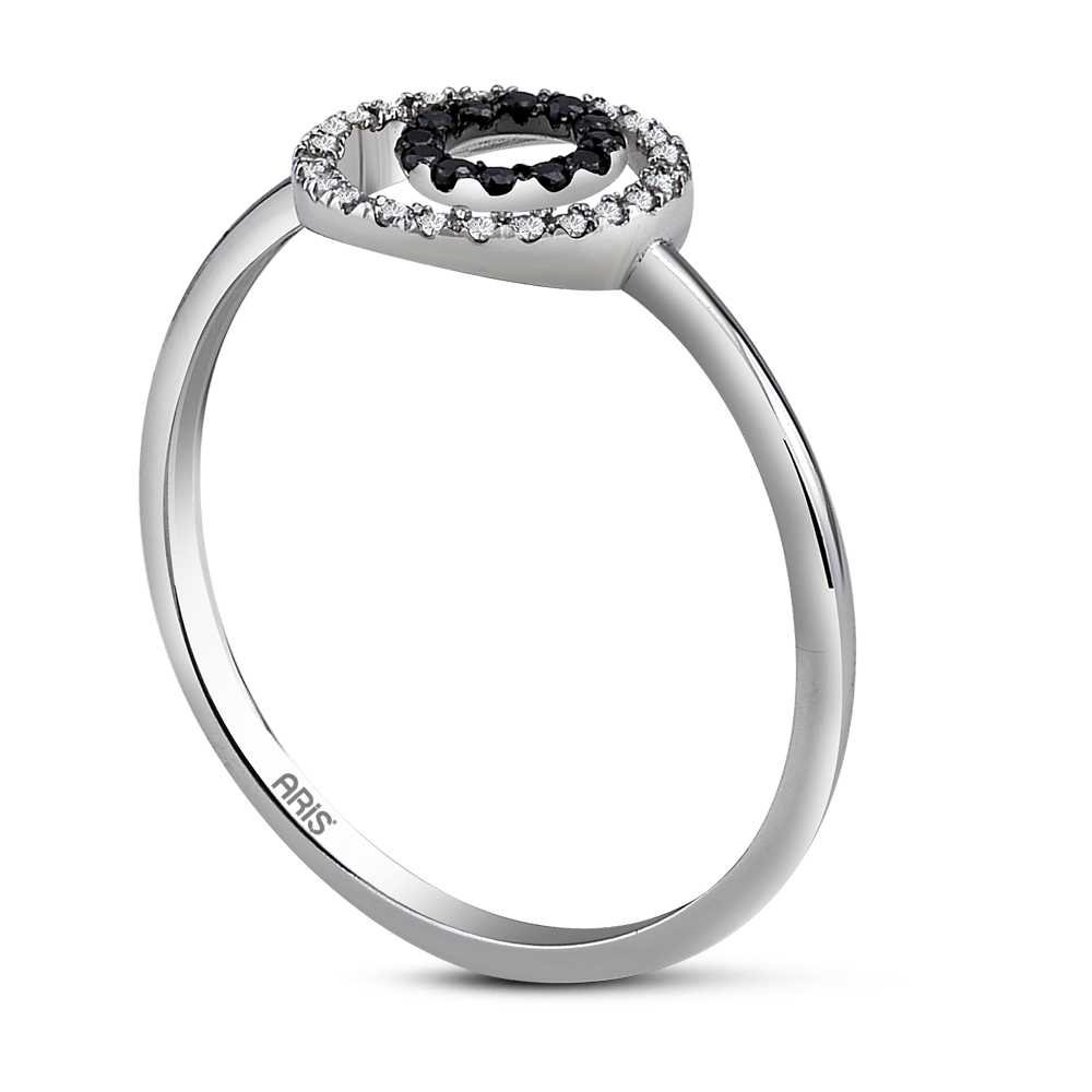 Siyah Pırlanta Yüzük