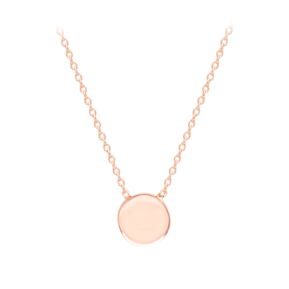 14 Ayar Altın Yuvarlak Kolye