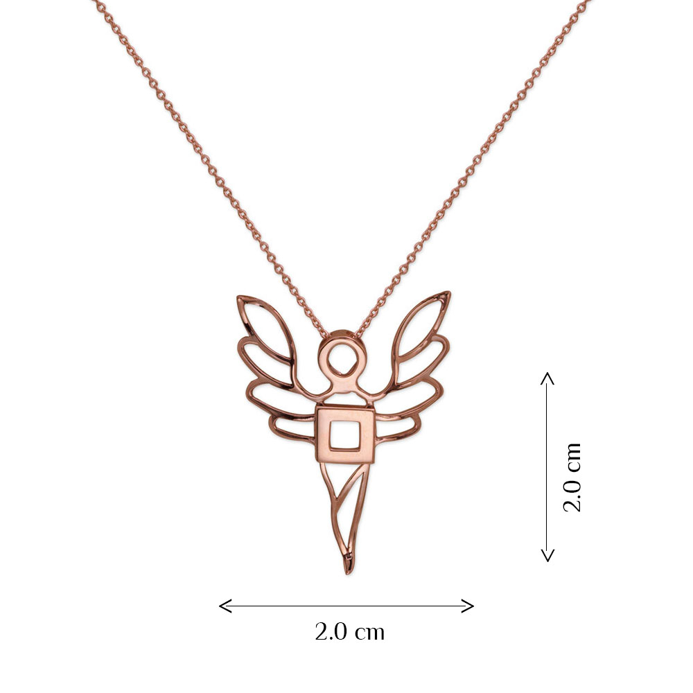 Bereket Meleği Altın Kolye (Ariel)