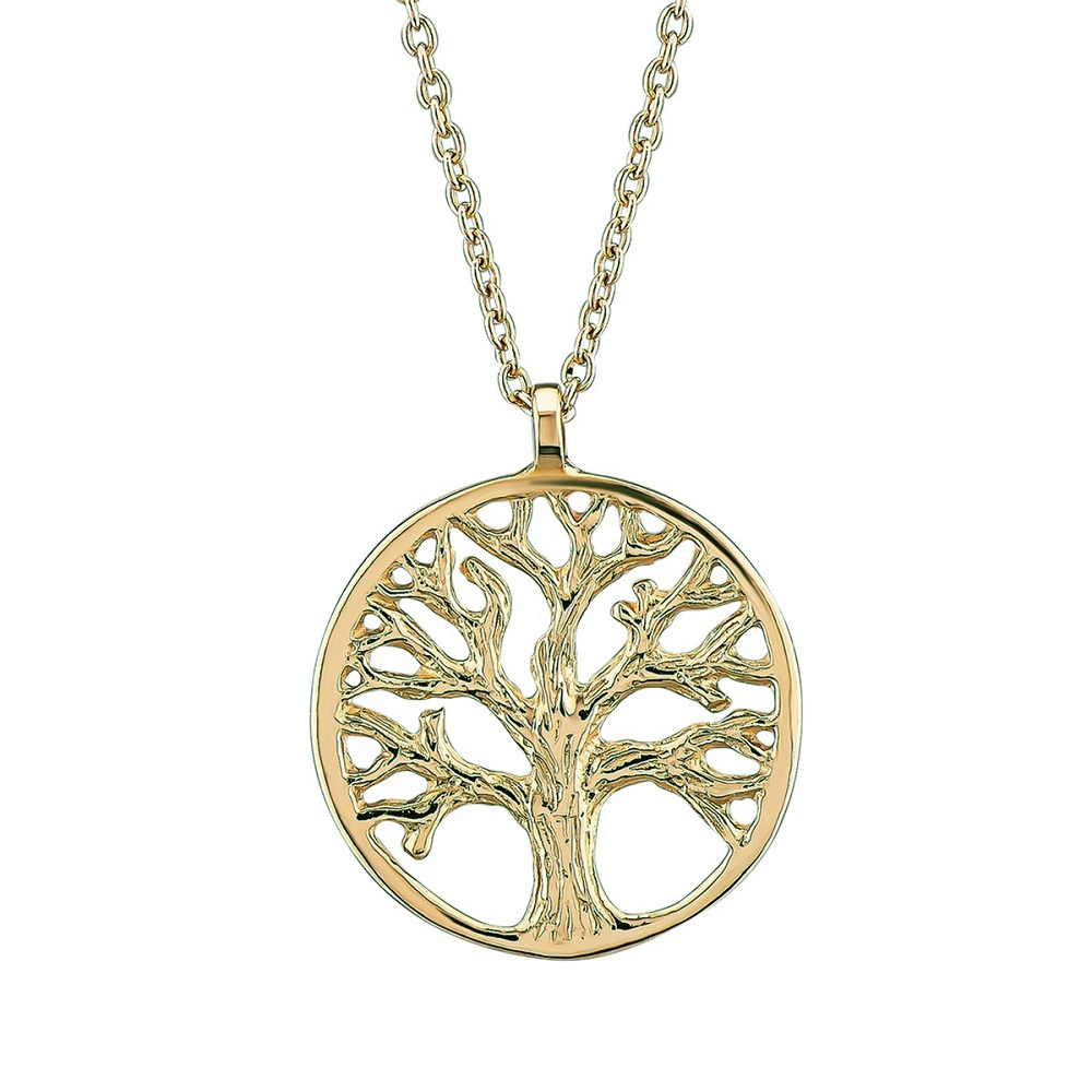 Ağaç Sembolü Altın Kolye