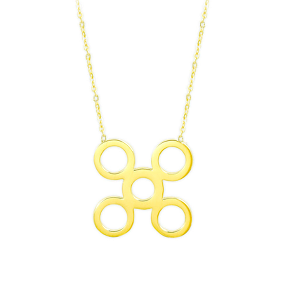 Sadakat Sembolü (Mpuannum) Altın Kolye