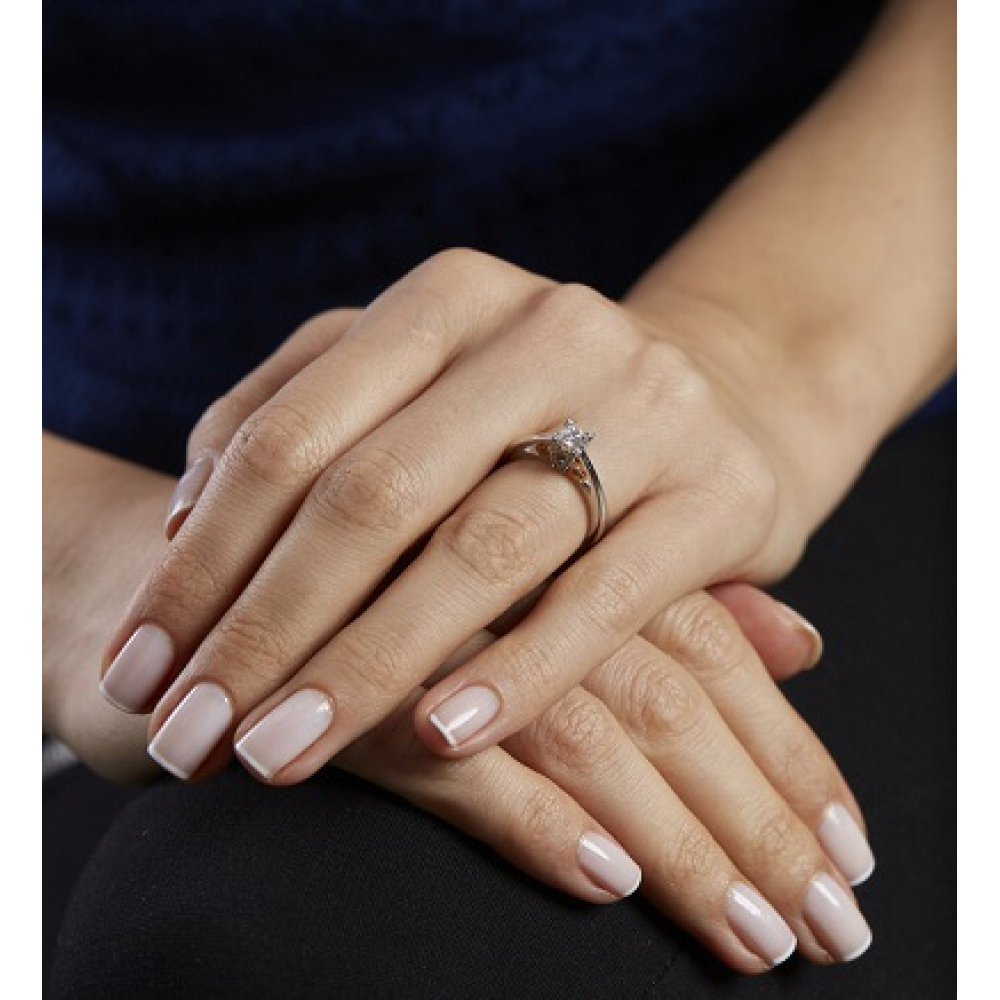 0.42 Karat Pırlanta Tektaş Yüzük