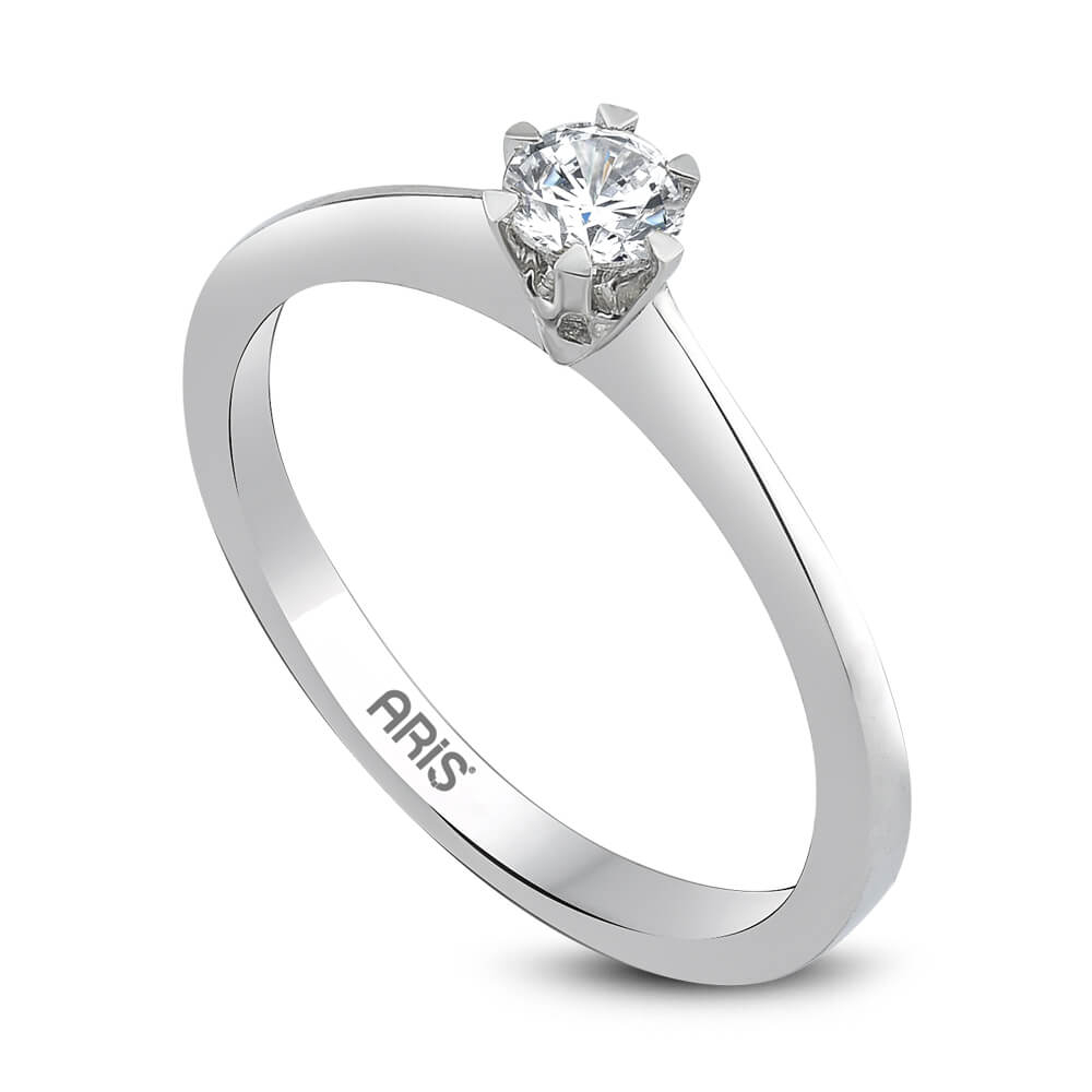 0.20 Karat Pırlanta Tektaş Yüzük Nevers