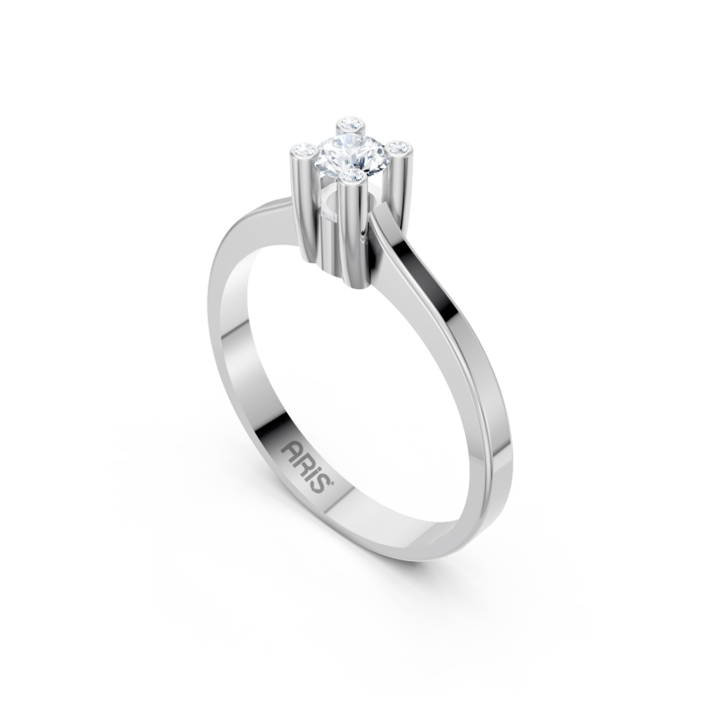 0.13 Karat Pırlanta Tektaş Yüzük 