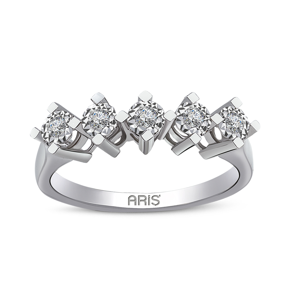 Pırlanta Miracle Beştaş Alyans (0.50 Karat Görünüm)