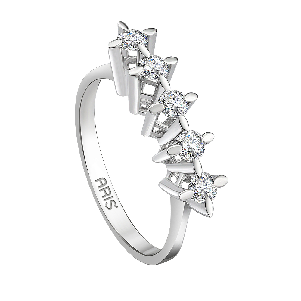 Miracle Pırlanta 5 Taş Alyans (0.35 Görünüm)