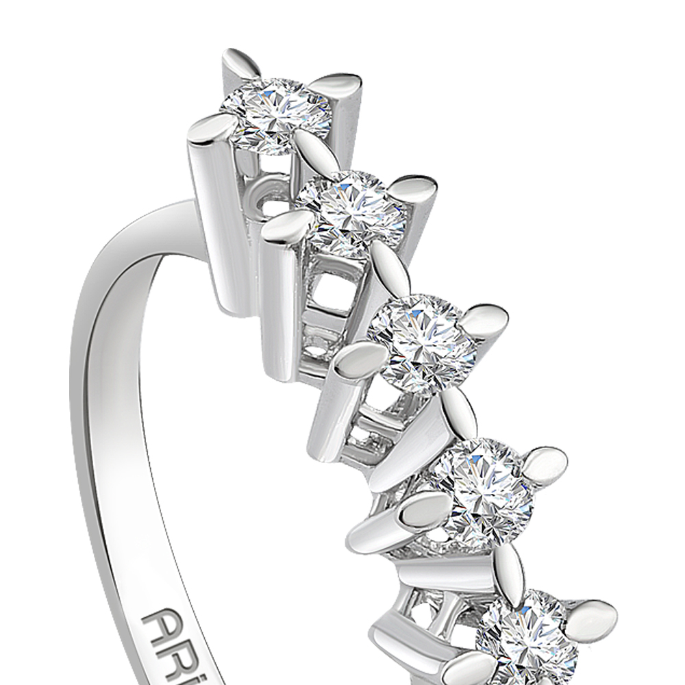 Miracle Pırlanta 5 Taş Alyans (0.35 Görünüm)