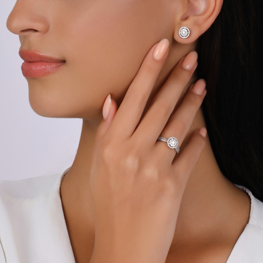 0.44 Karat Pırlanta Tasarım Fantezi Yüzük