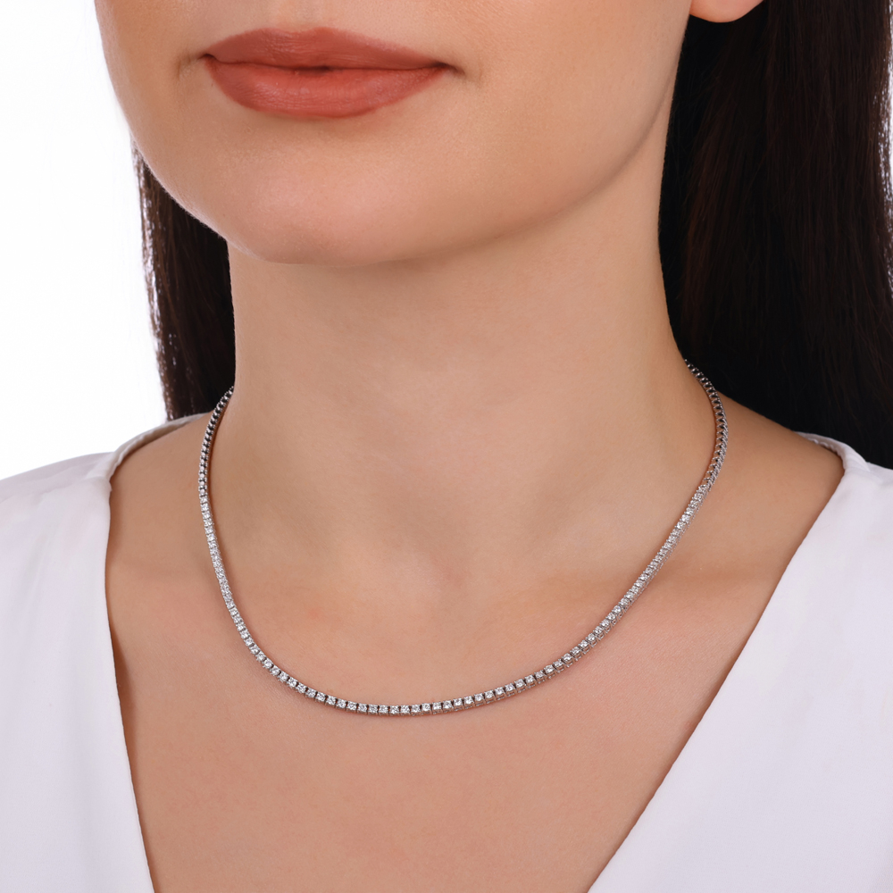 2.00 Karat Pırlanta Su Yolu Gerdanlık