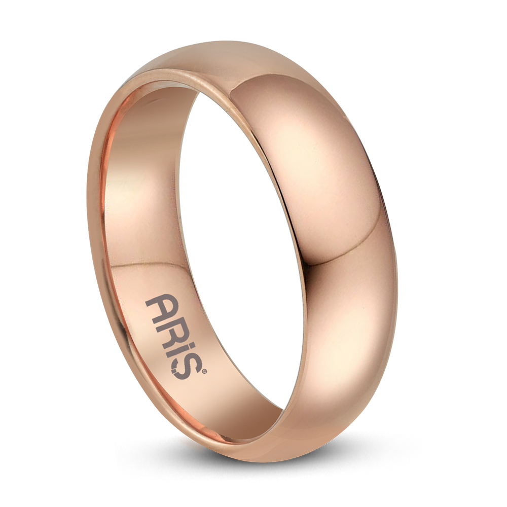 Klasik Bombeli Altın Alyans (4 mm) Erkek Modeli