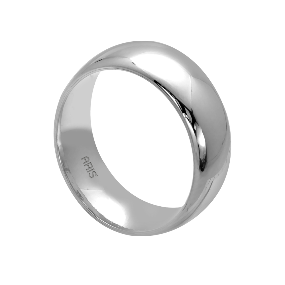 Bombeli Klasik Altın Alyans (7 mm) Erkek Modeli