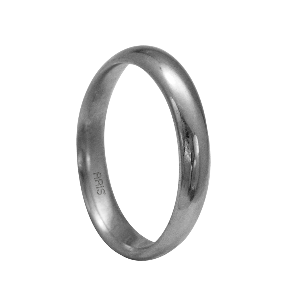 Klasik Bombeli Altın Alyans (3 mm) Erkek Modeli