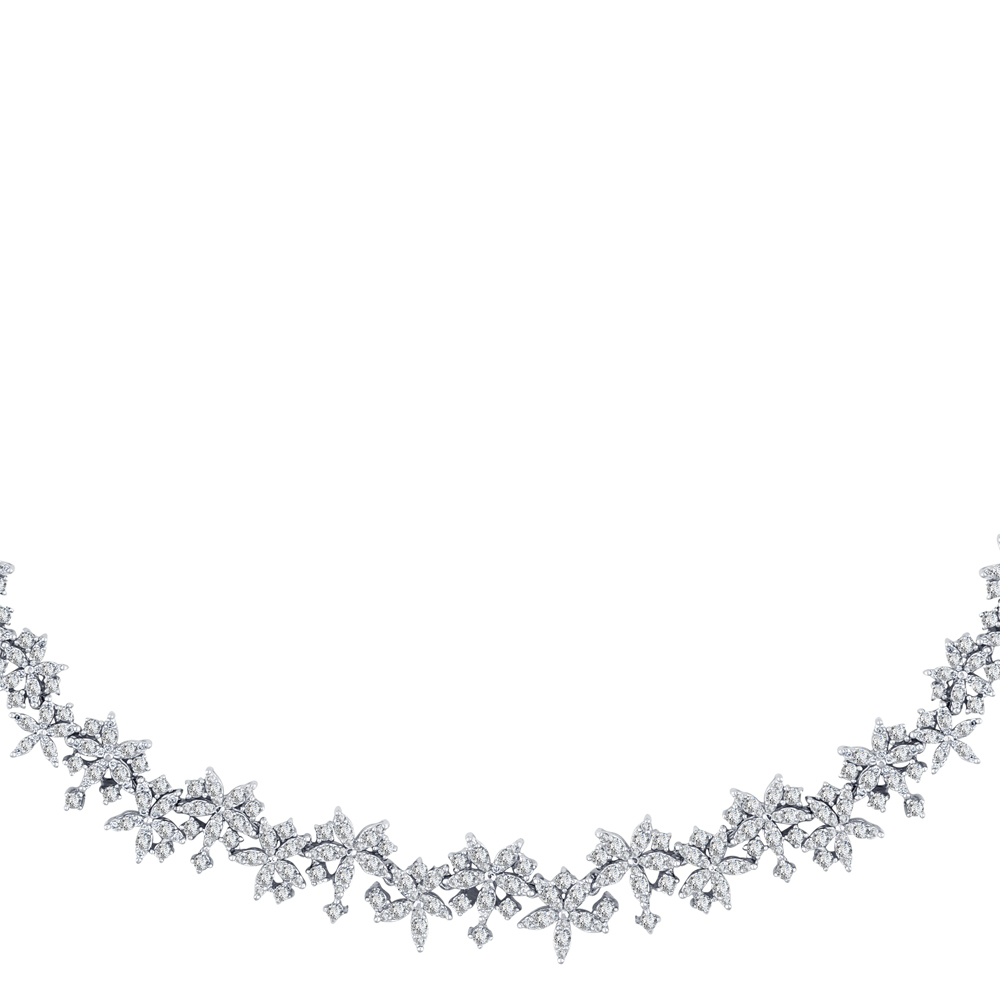 Pırlanta Çiçek Model Gerdanlık