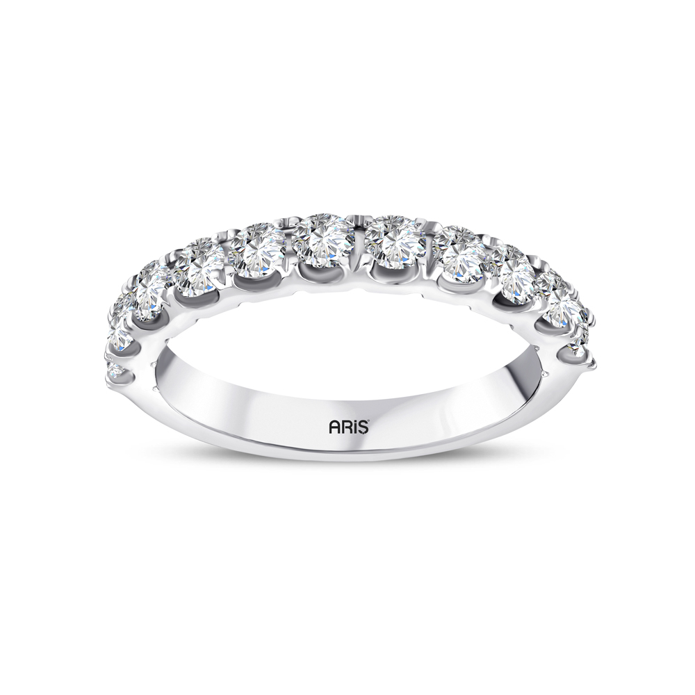 0.85 Karat Pırlanta Yarımtur Yüzük