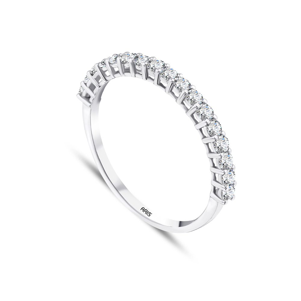 0.45 Karat Pırlanta Yarımtur Yüzük