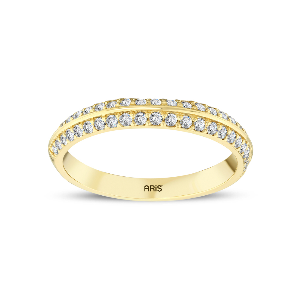 0.38 Karat Yarımtur Pırlanta Yüzük