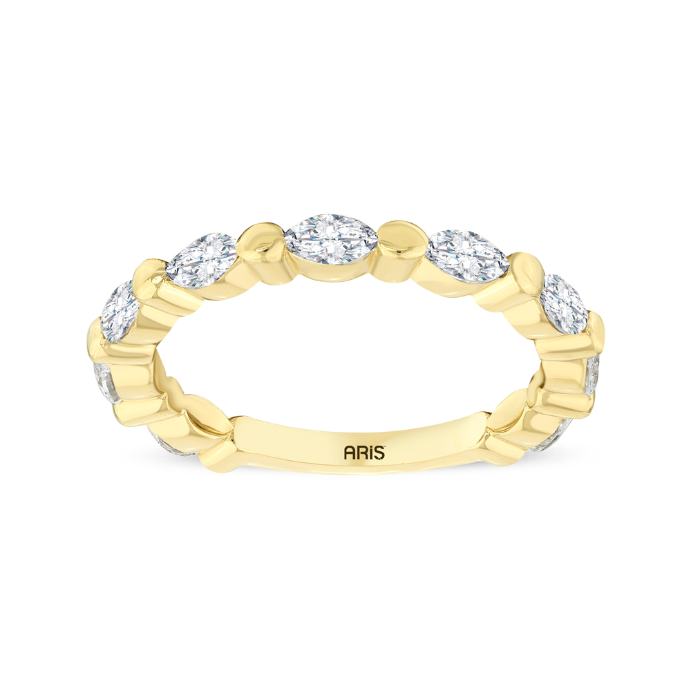 0.92 Karat Markiz Yarımtur Pırlanta Yüzük