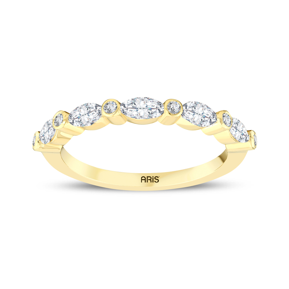 0.60 Karat Yarımtur Pırlanta Yüzük