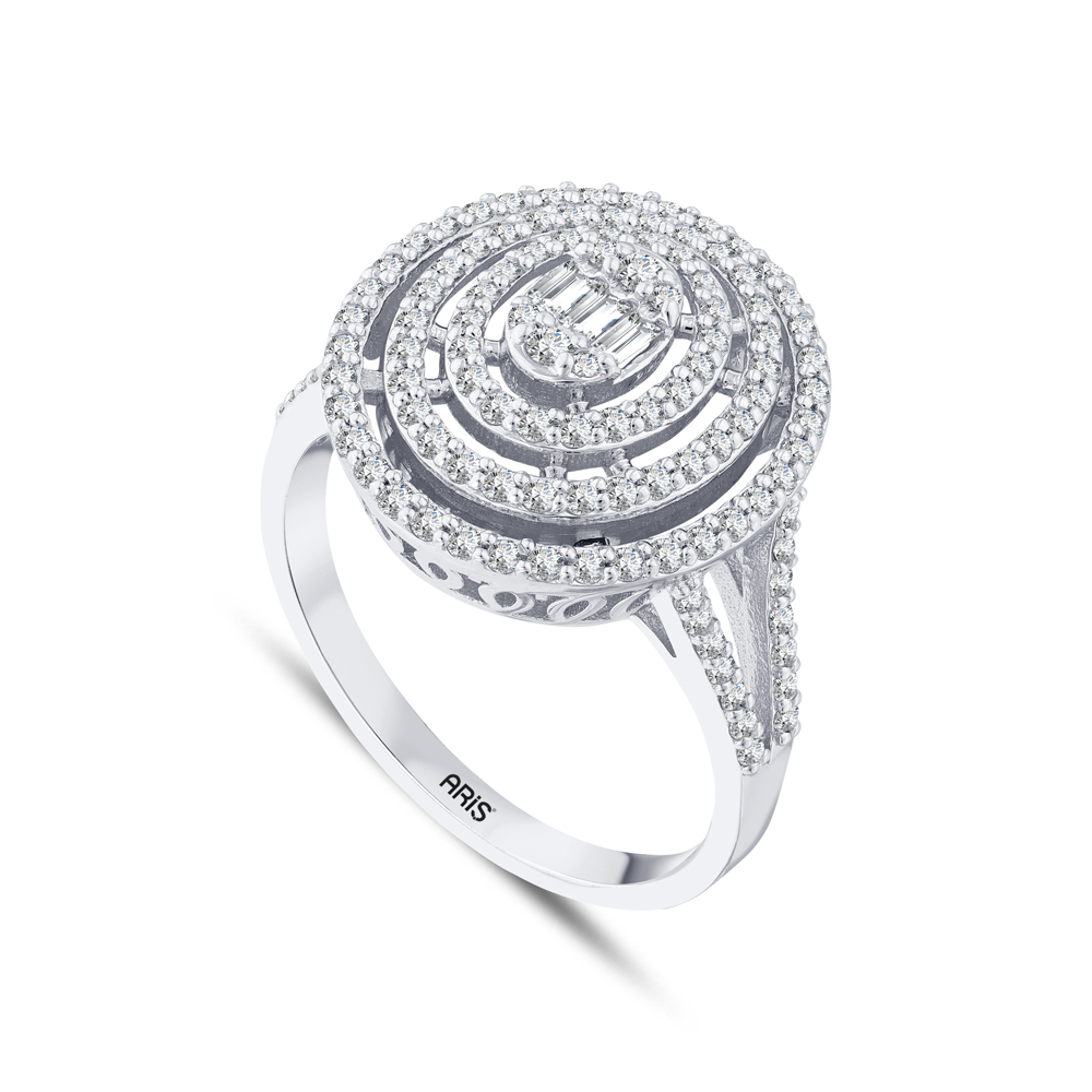 0.61 Karat Baget Pırlanta Yüzük