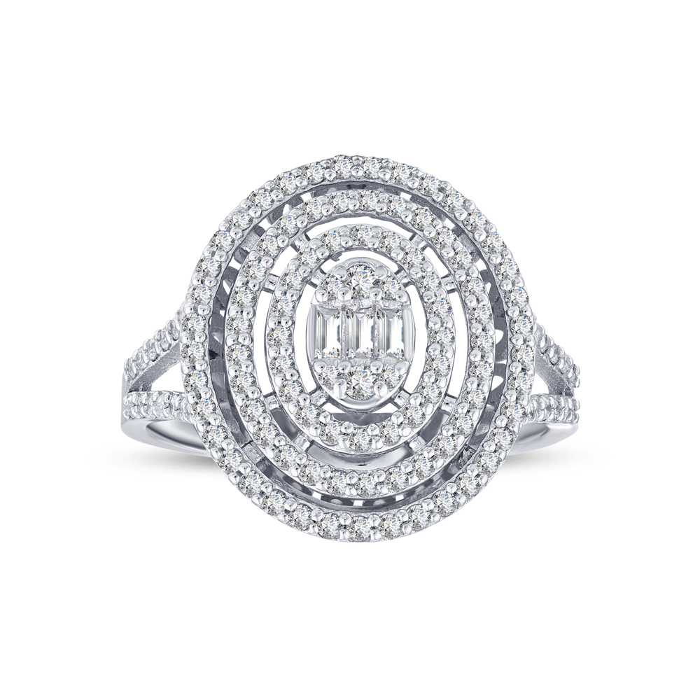 0.61 Karat Baget Pırlanta Yüzük