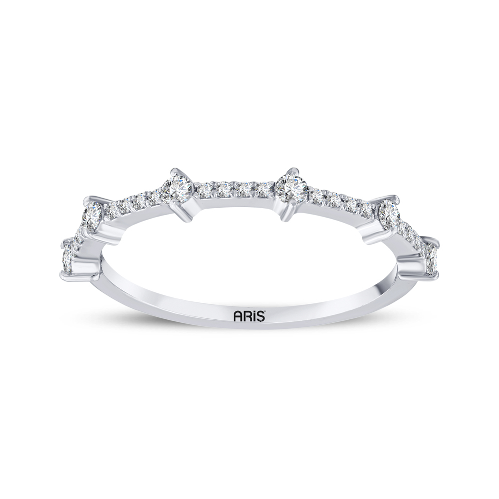 0.26 Karat Yarımtur Pırlanta Yüzük