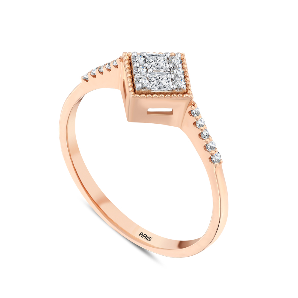 Prenses Effect Pırlanta Yüzük