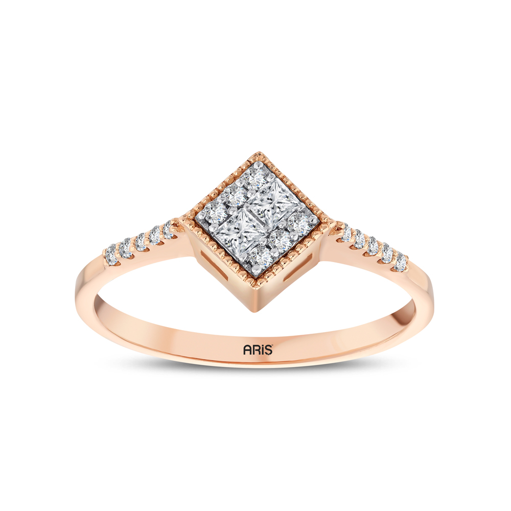 Prenses Effect Pırlanta Yüzük