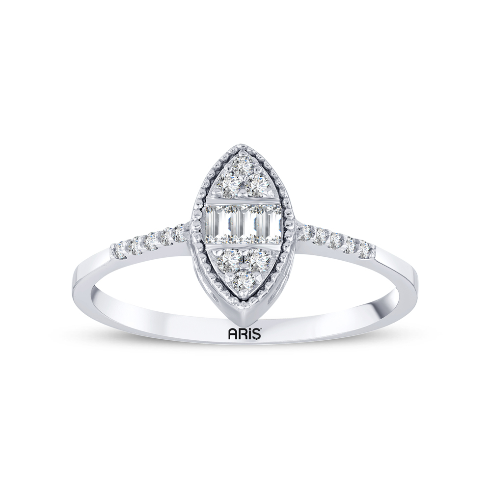 Markiz Model Baget Pırlanta Yüzük