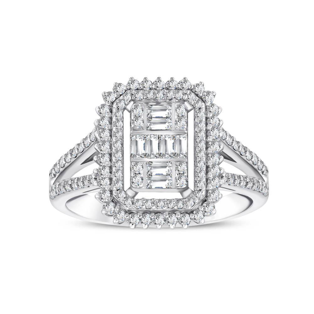 0.66 Karat Baget Pırlanta Yüzük