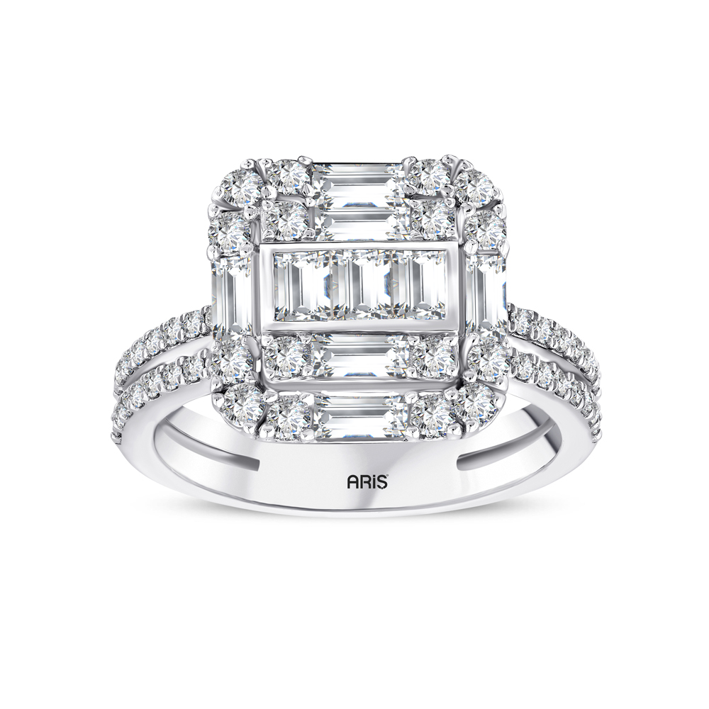 1.28 Karat Baget Pırlanta Yüzük