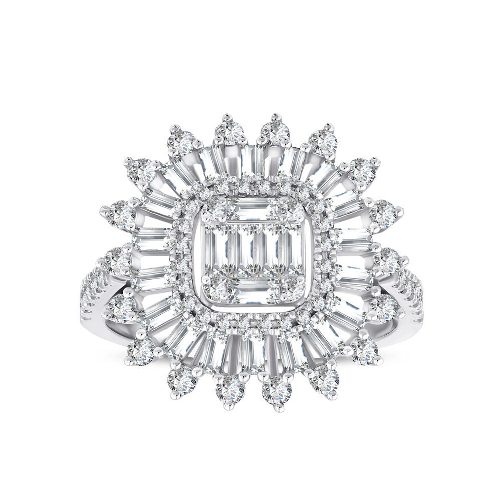 1.29 Karat Baget Pırlanta Yüzük